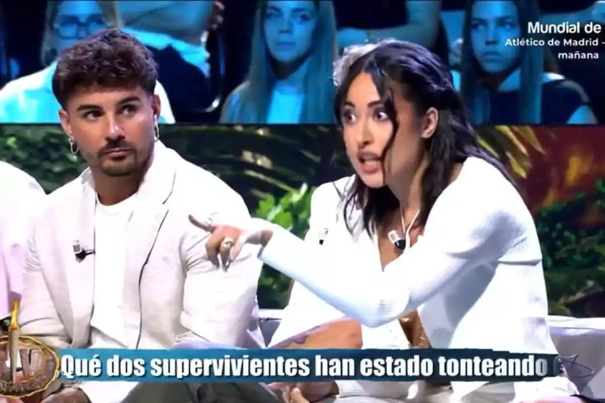 Samya en el debate final de 'Supervivientes' Samya en el debate final de 'Supervivientes'