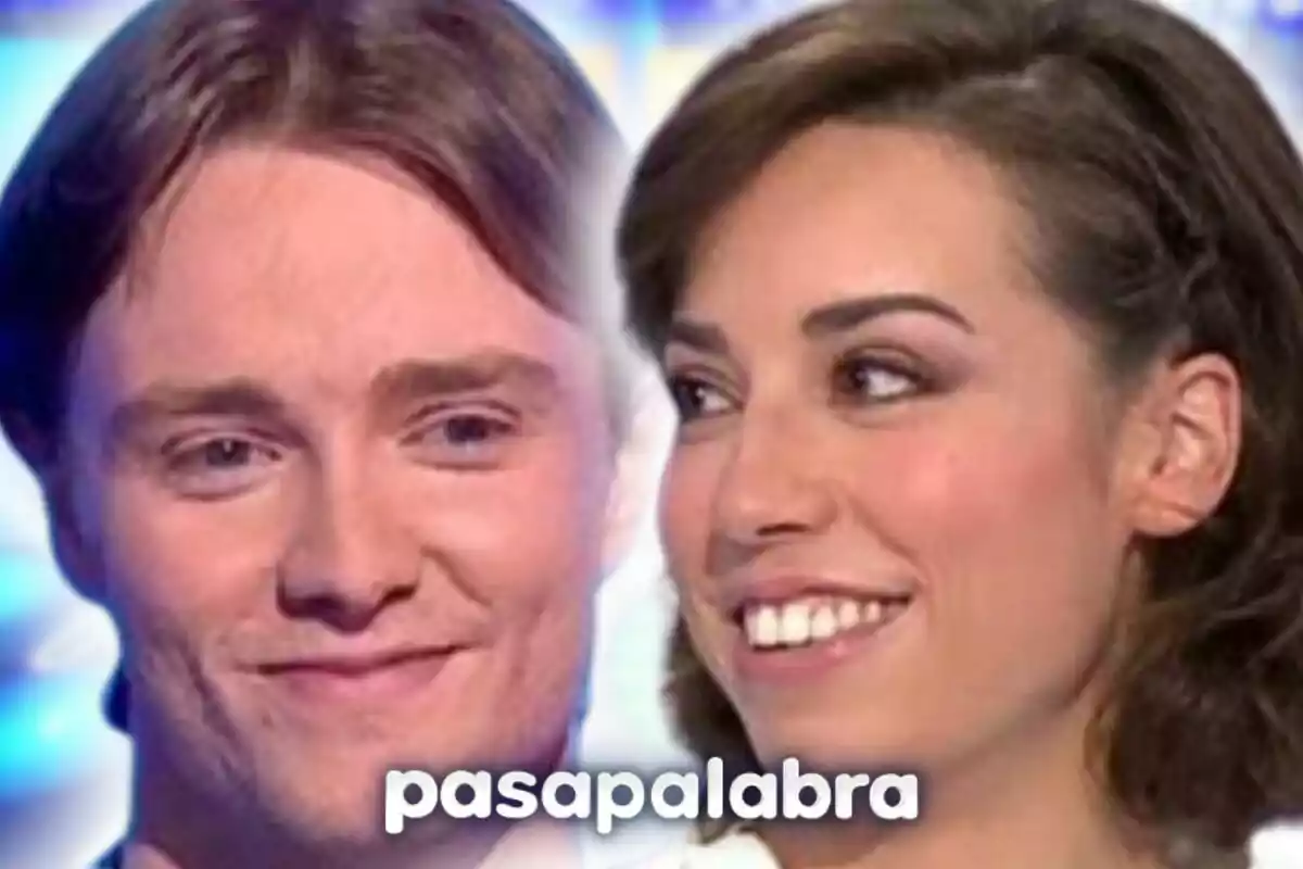 Montaje de fotos de Manu Pascual y Rosa Rodríguez, ambos sonrientes en primer plano, con el logo de 'Pasapalabra' en la parte inferior.