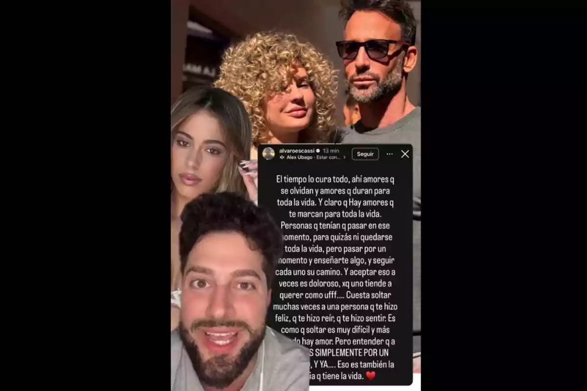 Cuatro personas aparecen en un collage: Javier de Hoyos, Tini, Sheila Casas y Álvaro Muñoz Escassi Cuatro personas aparecen en un collage: Javier de Hoyos, Tini, Sheila Casas y Álvaro Muñoz Escassi