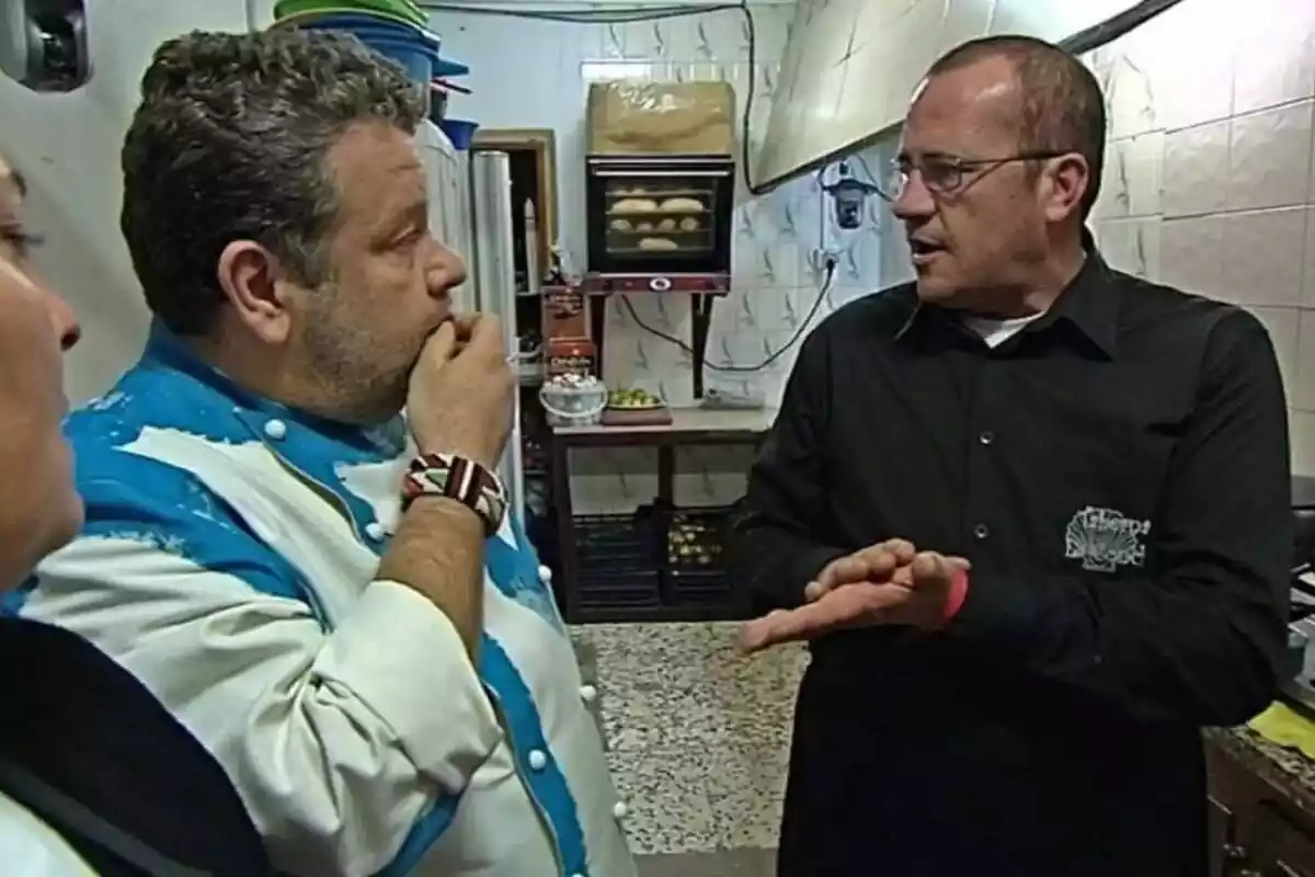 Captura de Alberto Chicote en la Taberna La Concha en Pesadilla en la Cocina de laSexta