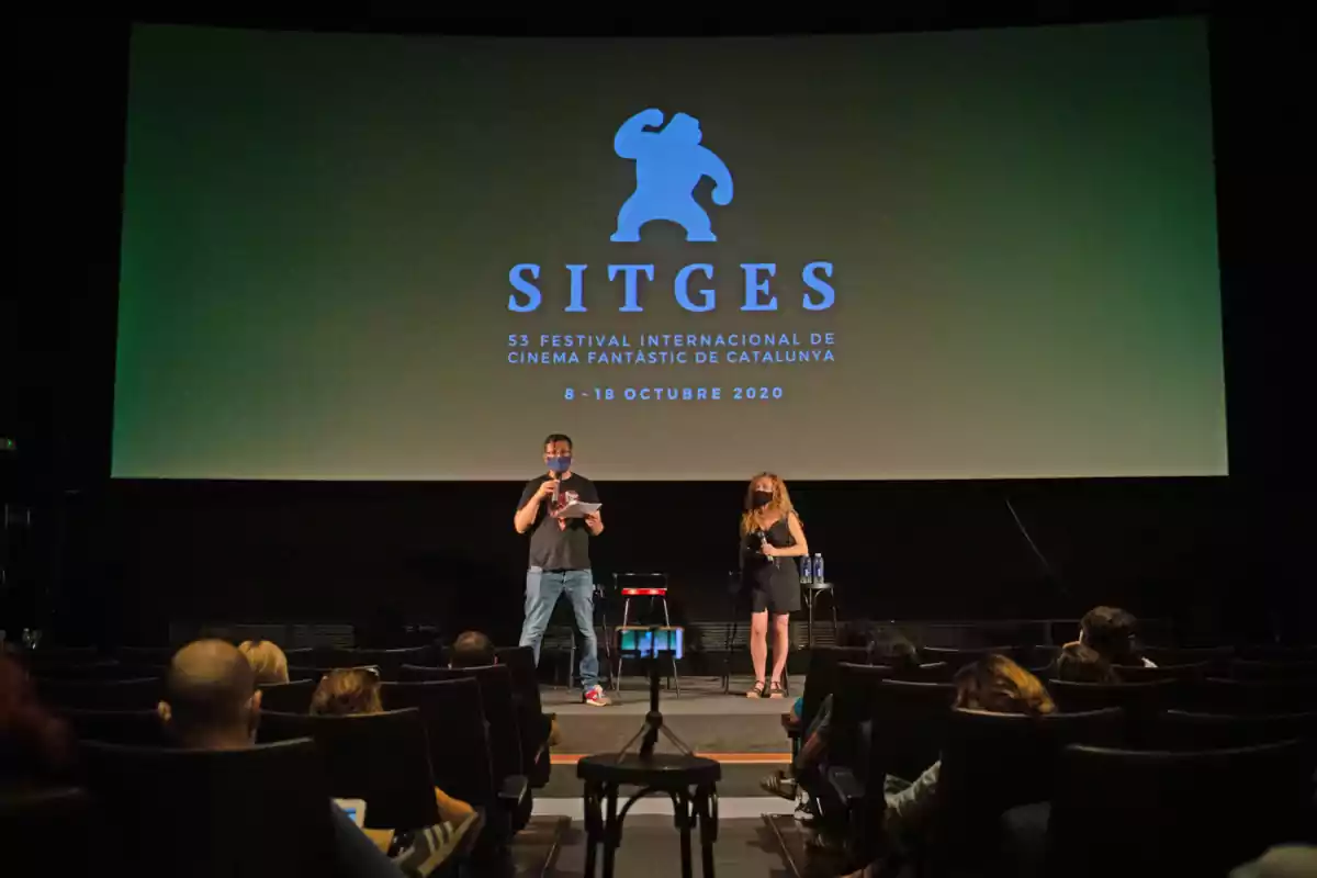 Presentación del 53 Festival Internacional de Cinema Fantàstic de Catalunya en Sitges, celebrado del 8 al 18 de octubre de 2020.