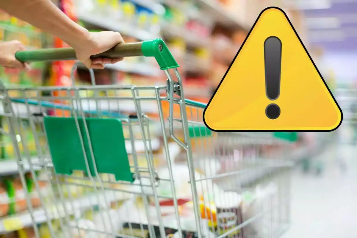 Alerta alimentaria en un supermercado