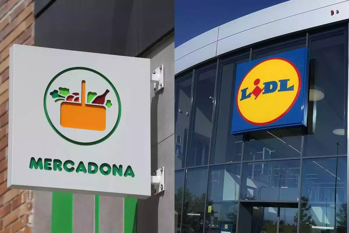 Supermercados Lidl y Mercadona