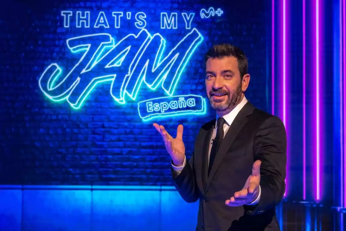 Arturo Valls como presentador de That's my jam en Movistar Plus+