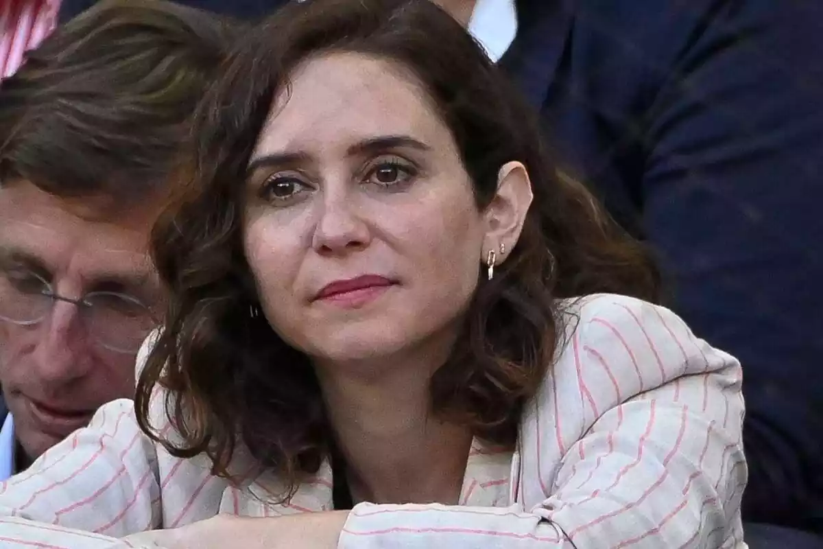 Isabel Díaz Ayuso en el Masters Series de Madrid en mayo de 2023