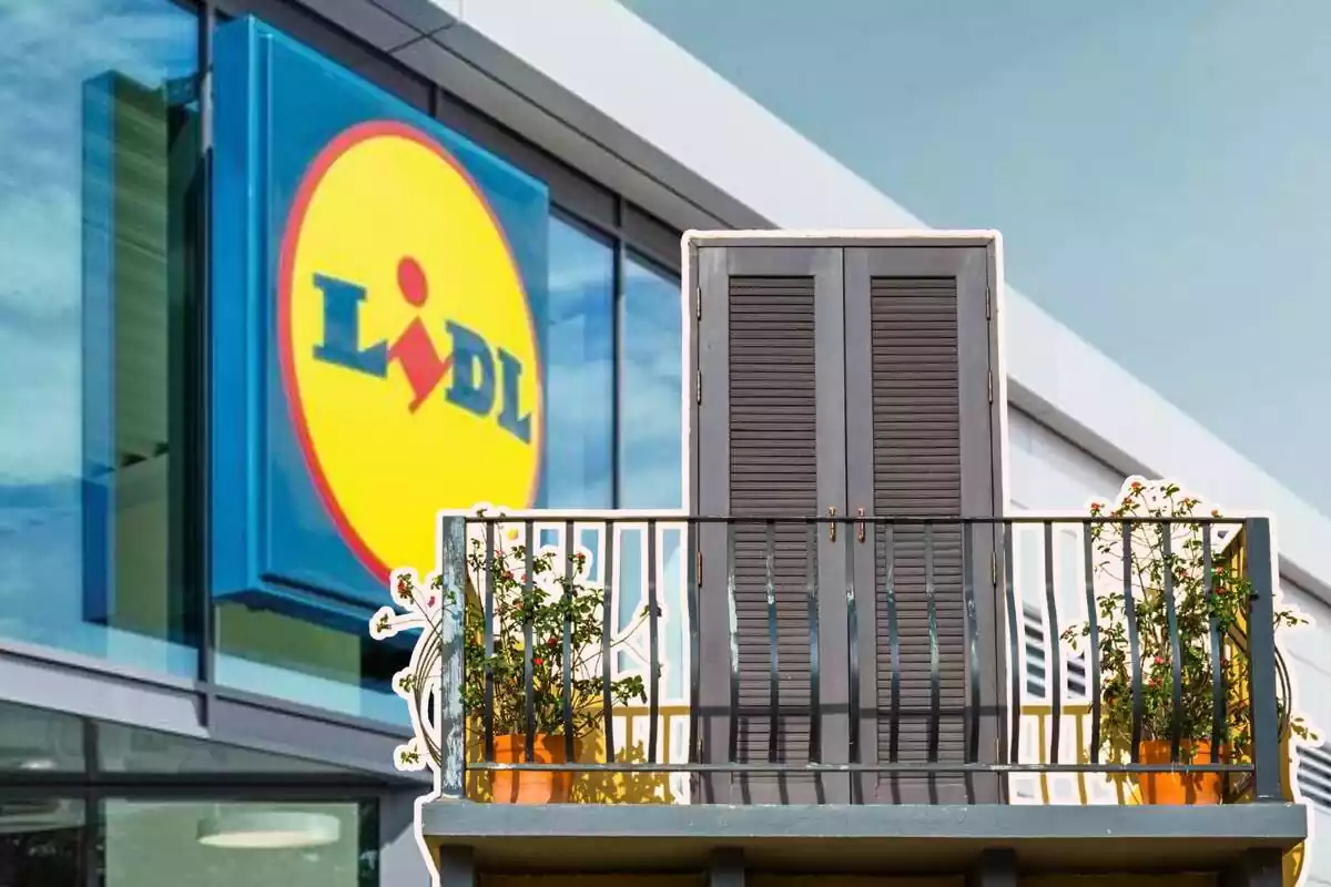 Balcón y un supermercado de Lidl