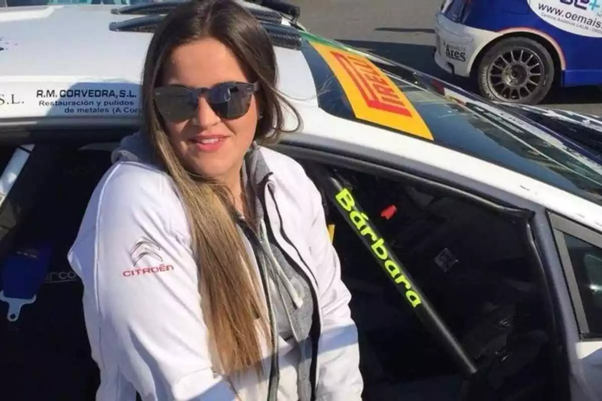 Bárbara Gómez, copiloto de rally, fallecida en un accidente de coche