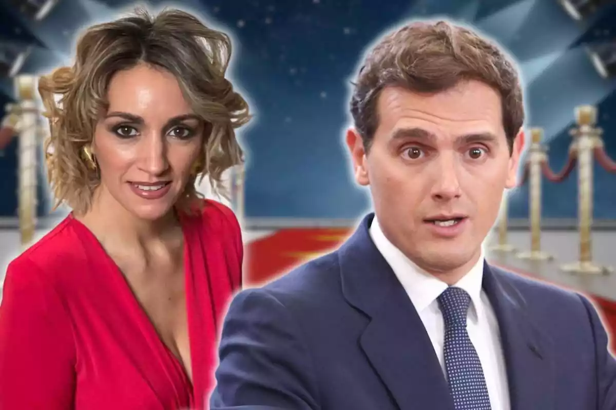 Fotomontaje de Albert Rivera y su expareja Beatriz Tajuelo