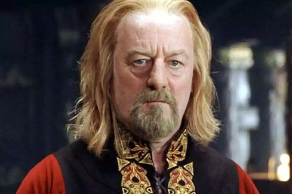 Captura de Bernard Hill como protagonista de la película El señor de los anillos Captura de Bernard Hill como protagonista de la película El señor de los anillos