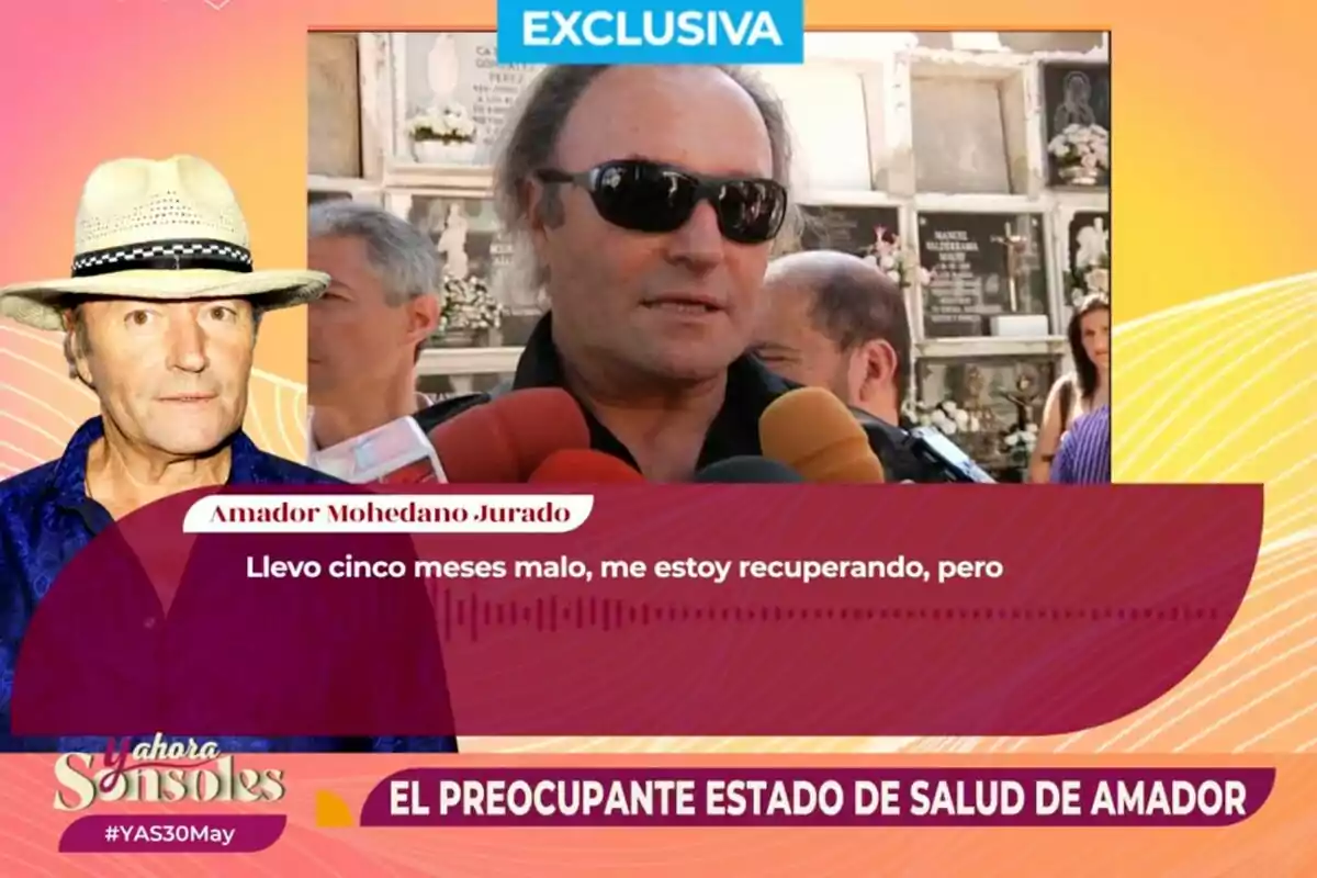 Captura de Amador Mohedano hablando en 'Y ahora Sonsoles' Captura de Amador Mohedano hablando en 'Y ahora Sonsoles'