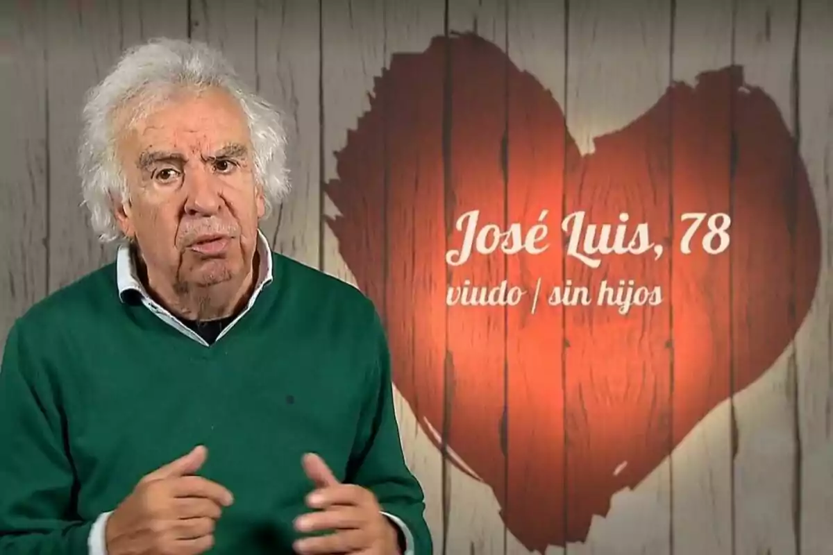 Captura de José Luis en 'First Dates'