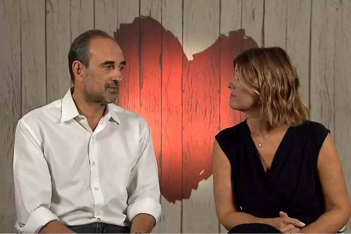 Captura de Jose y Mónica en 'First Dates'