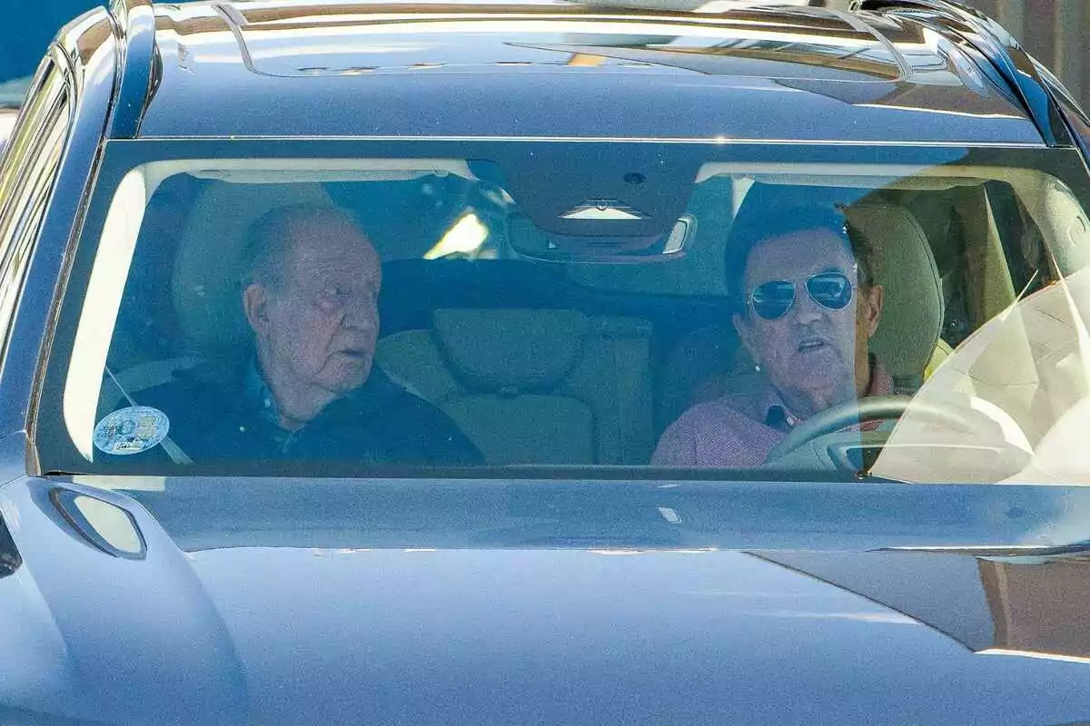 Captura de Juan Carlos I con su amigo Pedro Campos