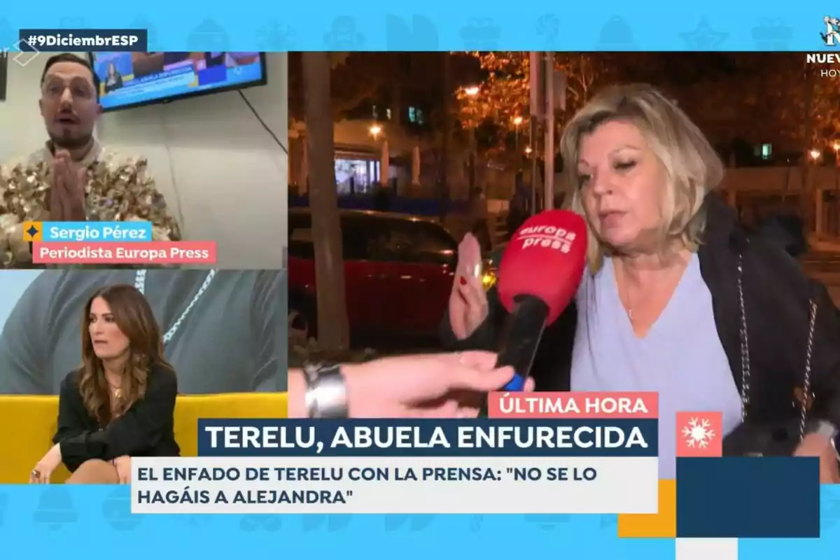 Captura de Laura Fa hablando de Terelu Campos en 'Espejo Público'