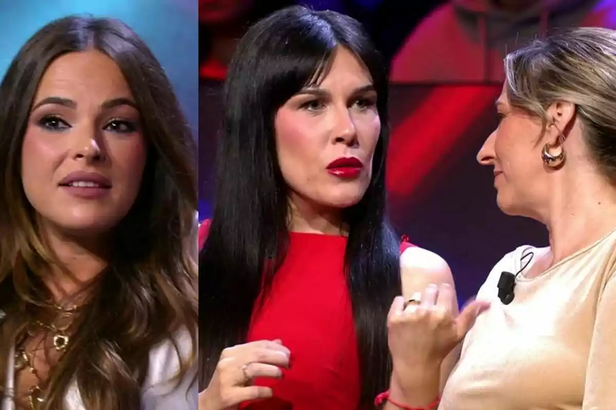 Captura de Marta Peñate y defensoras del plató en 'Gran Hermano'