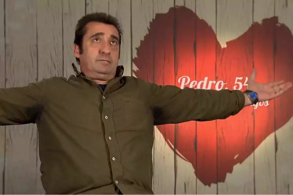 Captura de Pedro en 'First Dates'