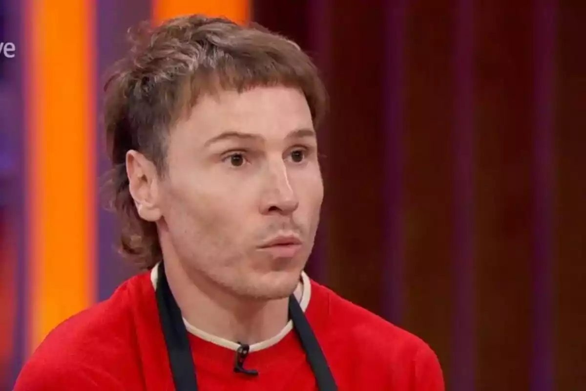 Captura de Rubén Ochandiano en 'Masterchef Celebrity'