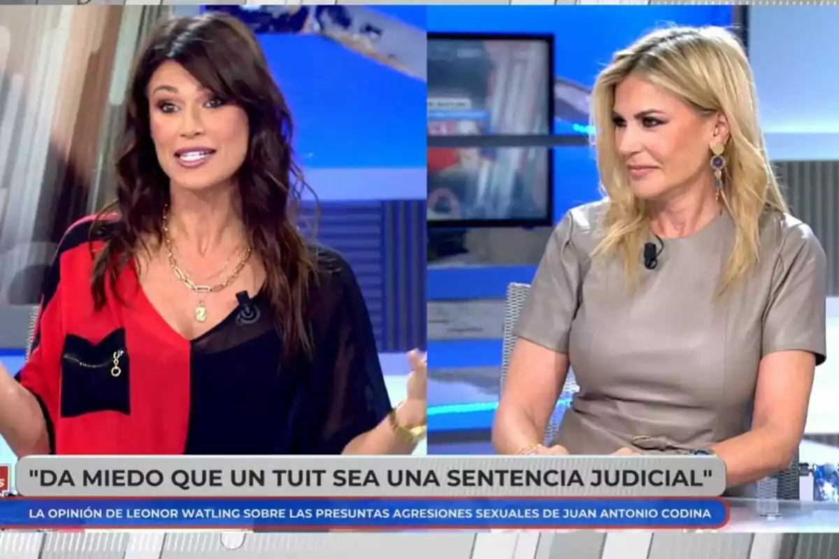 Captura de Sonia Ferrer y Patricia Cerezo en 'En boca de todos'