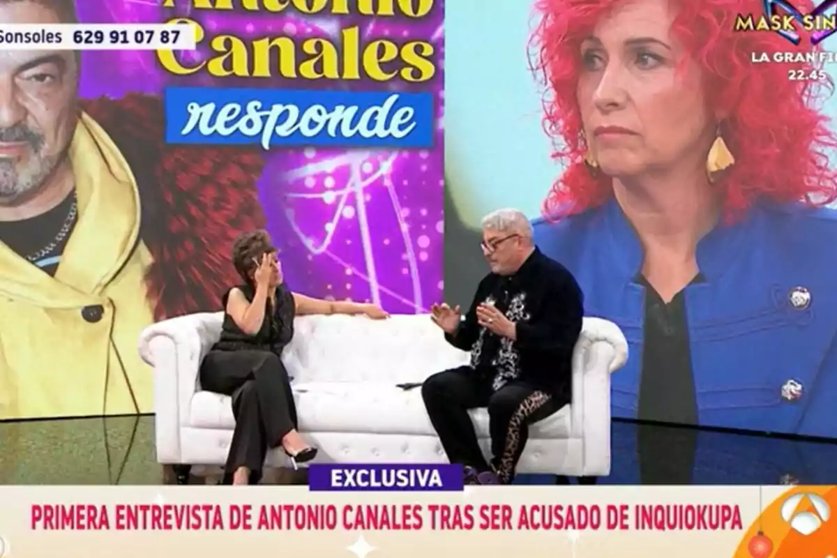 Captura de Sonsoles Ónega y Antonio Canales en 'Y Ahora Sonsoles'