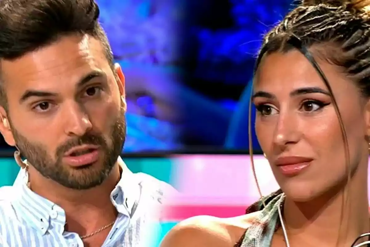 Montaje de Suso Álvarez y Bea Retamal en 'Los vecinos de la casa de al lado' Montaje de Suso Álvarez y Bea Retamal en 'Los vecinos de la casa de al lado'