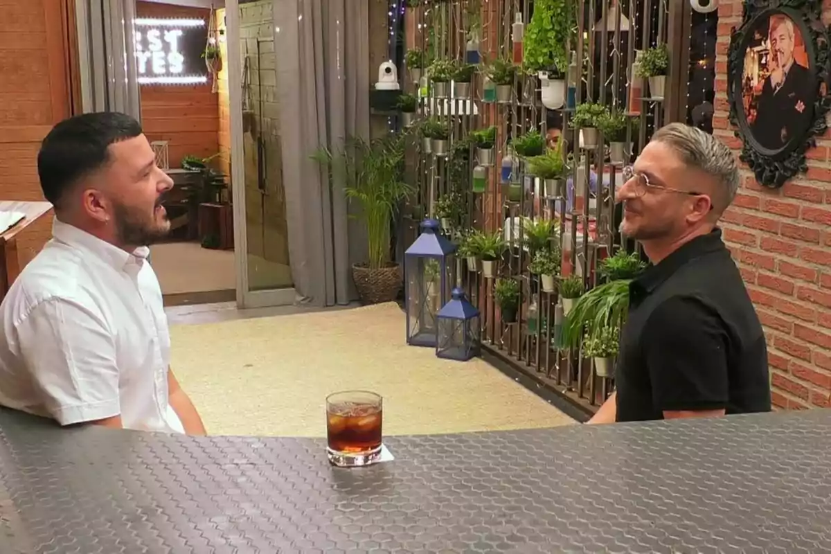 Captura de Vincenzo y Nacho en 'First Dates'