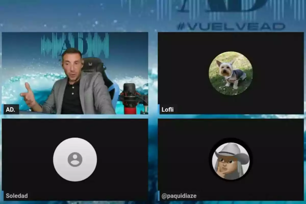 Captura del último directo de Antonio David Flores en su canal de YouTube Captura del último directo de Antonio David Flores en su canal de YouTube