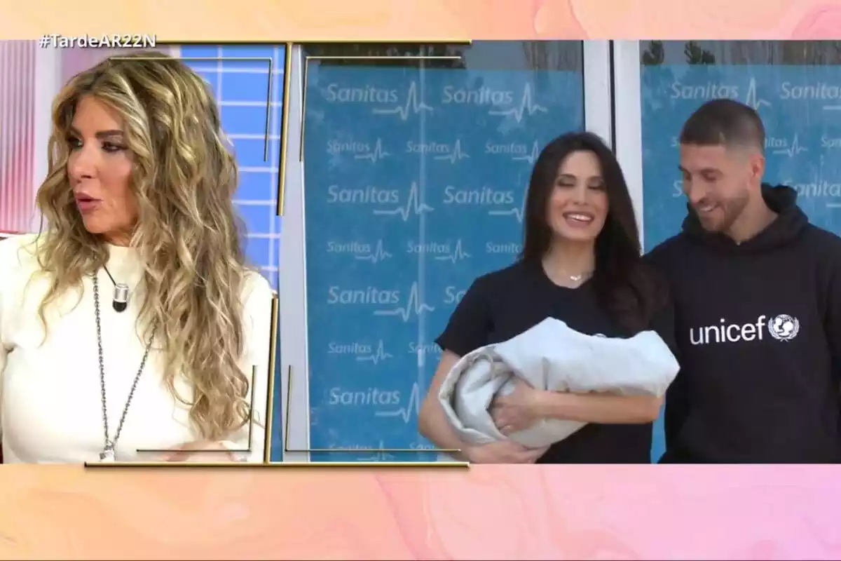 Captura del programa 'TardeAR' con Marisa Martín Blázquez hablando de Pilar Rubio y Sergio Ramos Captura del programa 'TardeAR' con Marisa Martín Blázquez hablando de Pilar Rubio y Sergio Ramos