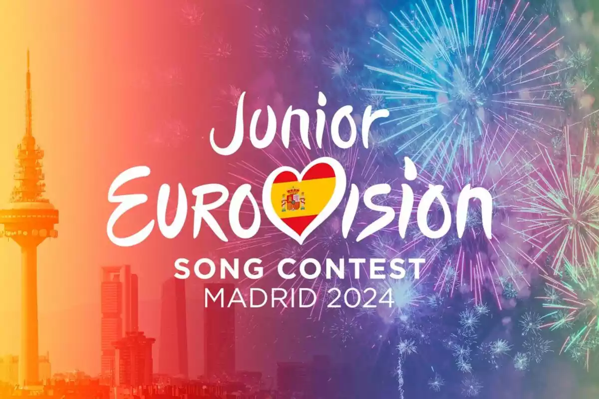 Cartel de Eurovisión Junior 2024 en Madrid