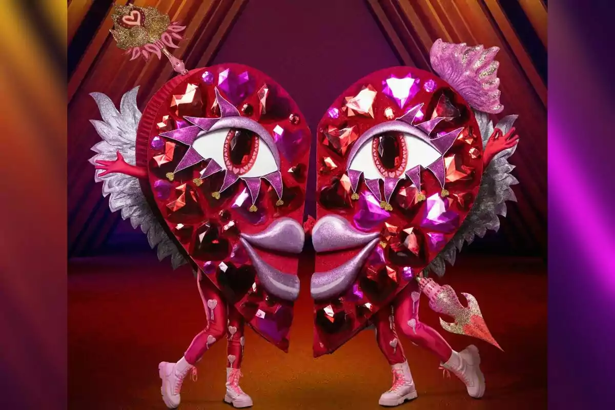 Máscara de Corazón de Mask Singer