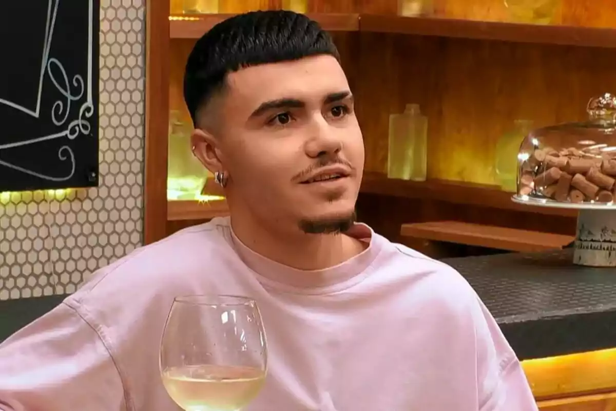 Captura de Cristian, hijo de Dani Güiza, en First Dates