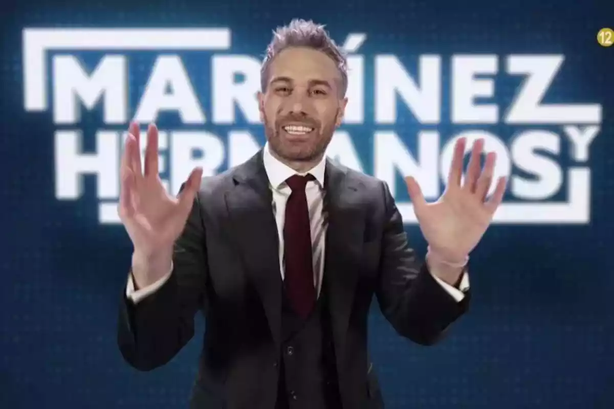 Captura de Dani Martínez en la promo de Martínez y Hermanos de Cuatro