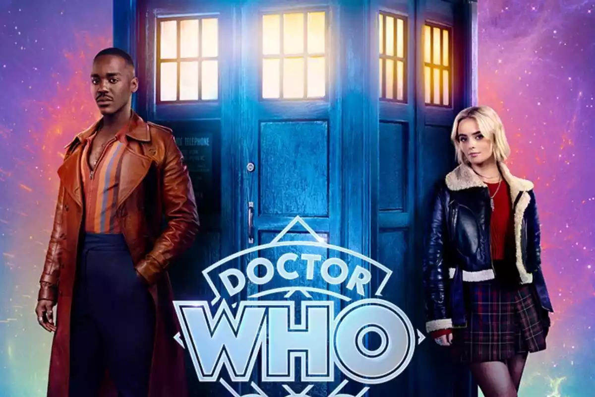 Cartel de la nueva temporada de Doctor Who con Ncuti Gatwa y Millie Gibson