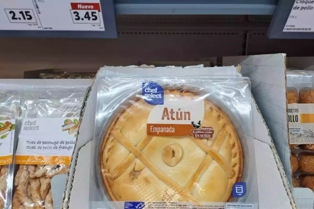 Empanada de atún de la marca Chef Select de Lidl