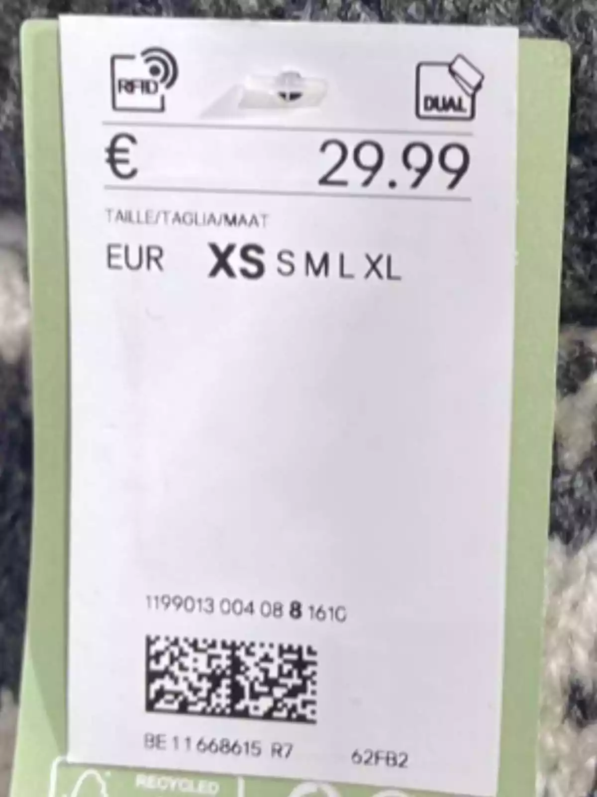 Etiqueta del jersey jacquard h&m Etiqueta del jersey jacquard h&m