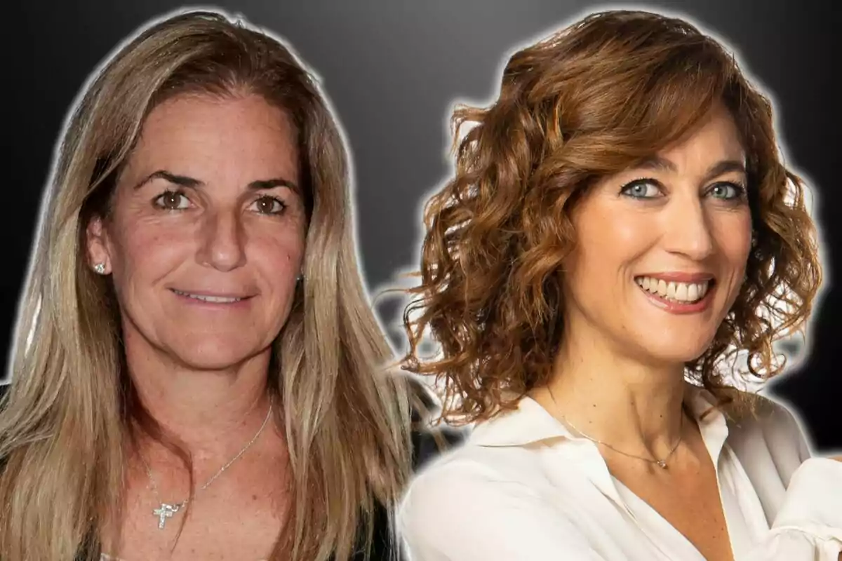 Fotomontaje de Arantxa Sánchez Vicario y Helena García Melero