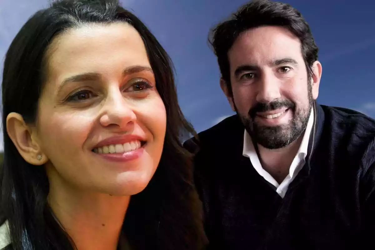 Fotomontaje de Inés Arrimadas y Xavier Cima