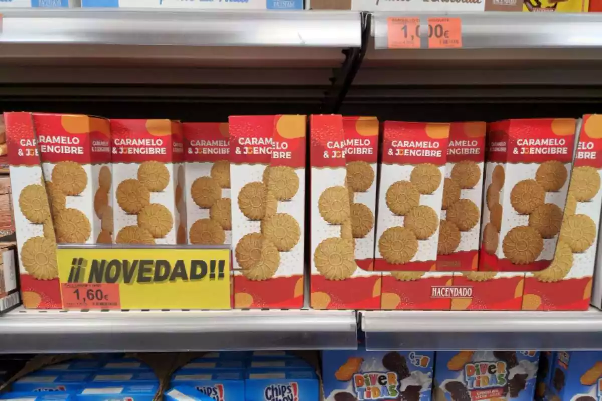 Nuevas galletas de caramelo y jengibre de Mercadona