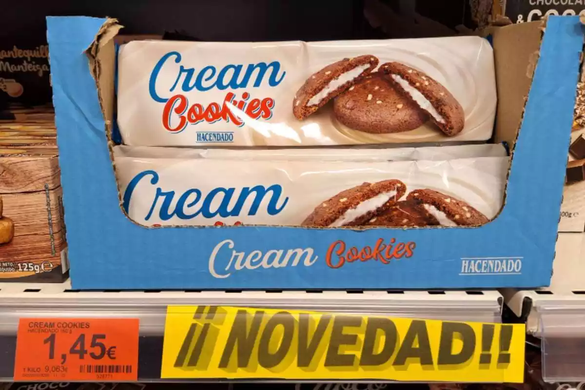 Galletas cream cookies de Mercadona Galletas cream cookies de Mercadona