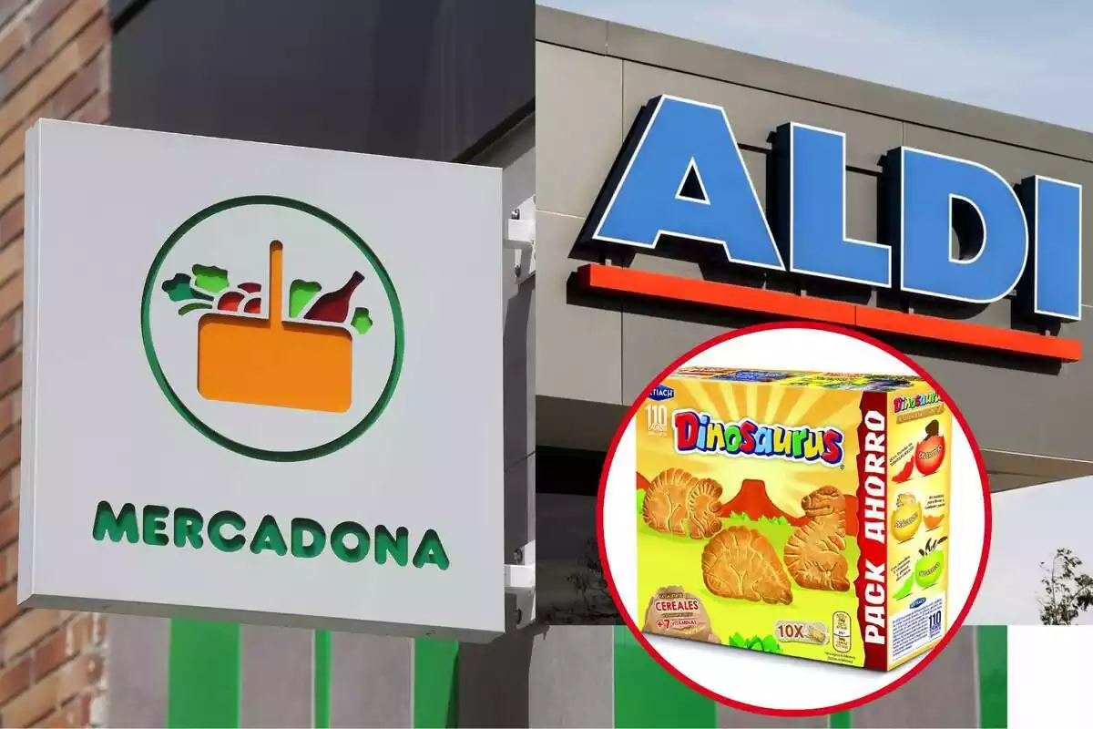 Mercadona y Aldi han clonado las galletas Dinosaurus