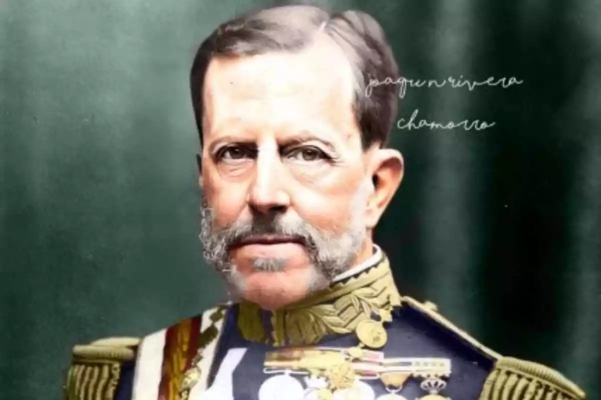 El general Valeriano Weyler, capitán general de Cataluña en 1895 y de Cuba en 1896