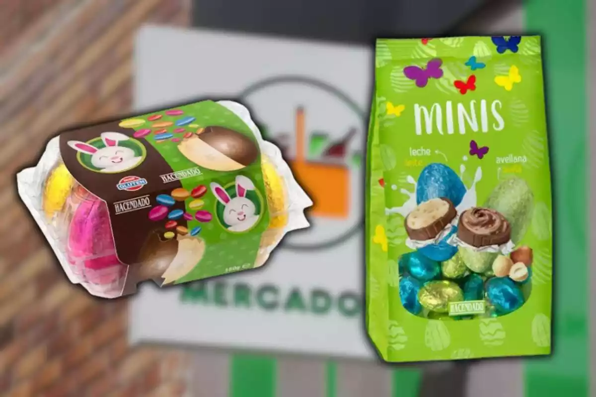 Huevos disquitos y mini huevos rellenos de Mercadona Huevos disquitos y mini huevos rellenos de Mercadona
