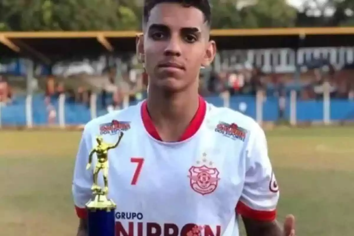 Hugo Vinicius, futbolista muerto en Brasil