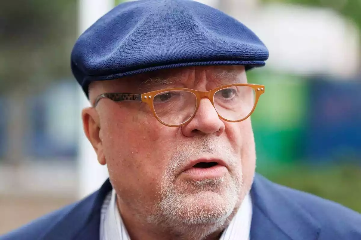 Imagen del excomisario José Manuel Villarejo a la salida de un juicio Imagen del excomisario José Manuel Villarejo a la salida de un juicio