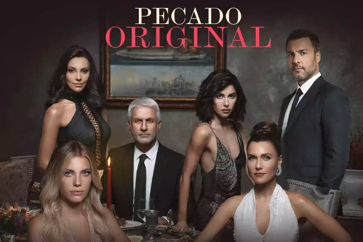 Imagen de los protagonistas de la telenovela 'Pecado Original'