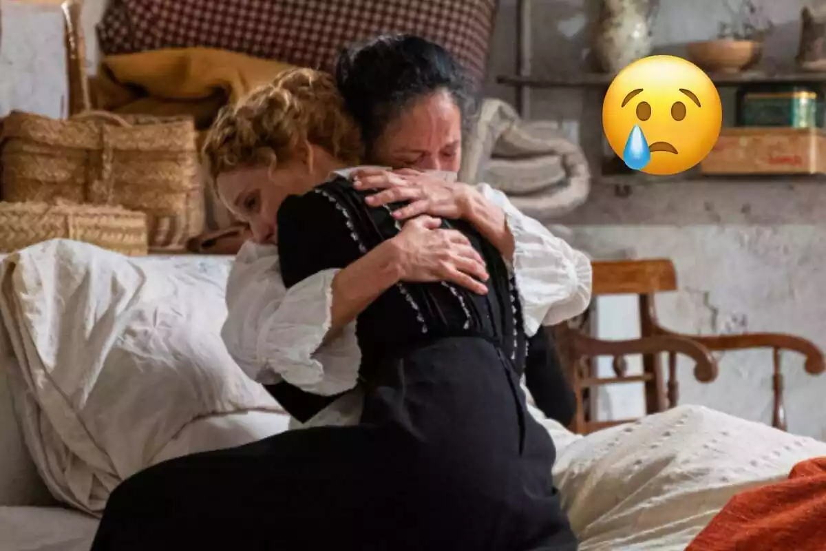 Jana y Ramona muy emocionadas abrazándose en 'La Promesa'