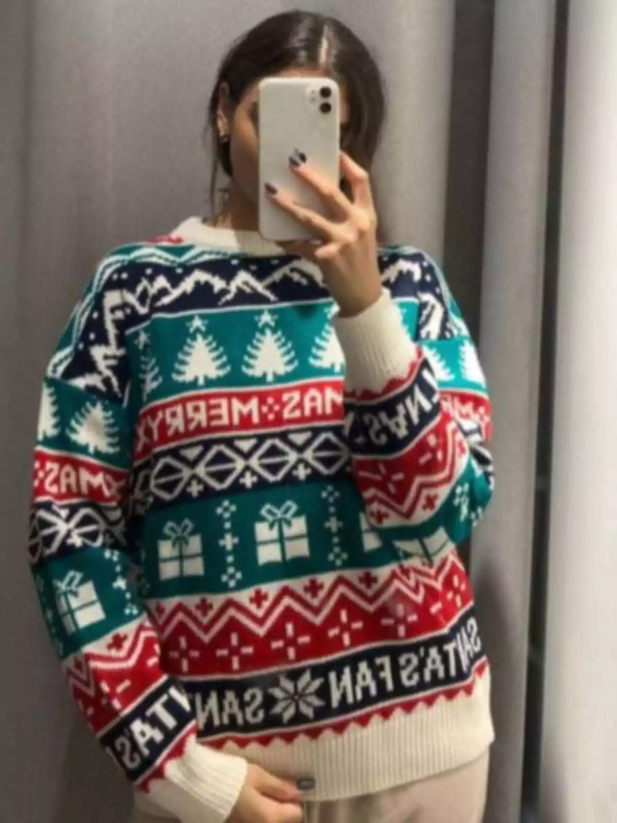 Jersey de Navidad para niños en la mezcla de lana