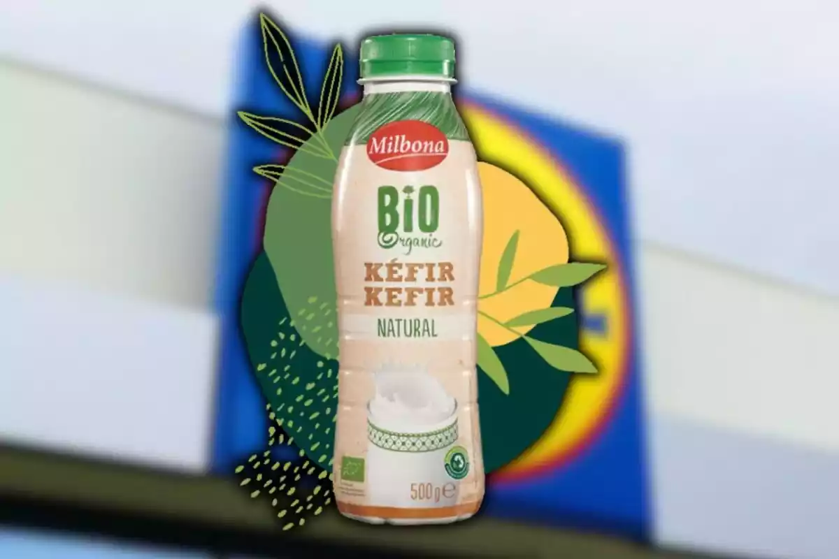 kéfir natural de la línea bio organic de Lidl kéfir natural de la línea bio organic de Lidl