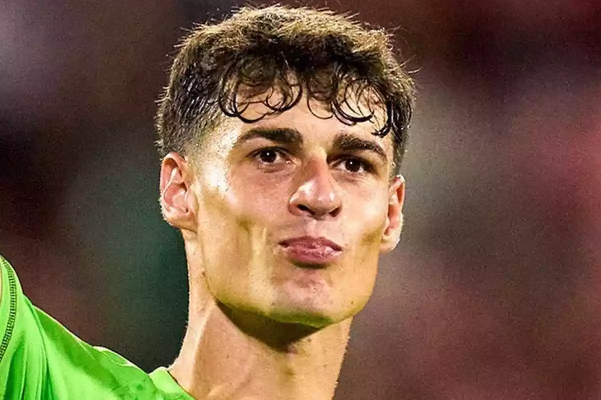 Kepa Arrizabalaga en primer plano