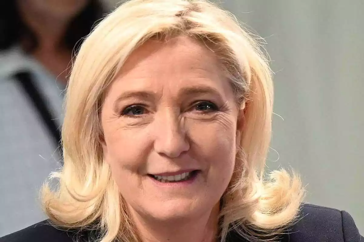 Primer plano de Marine Le Pen