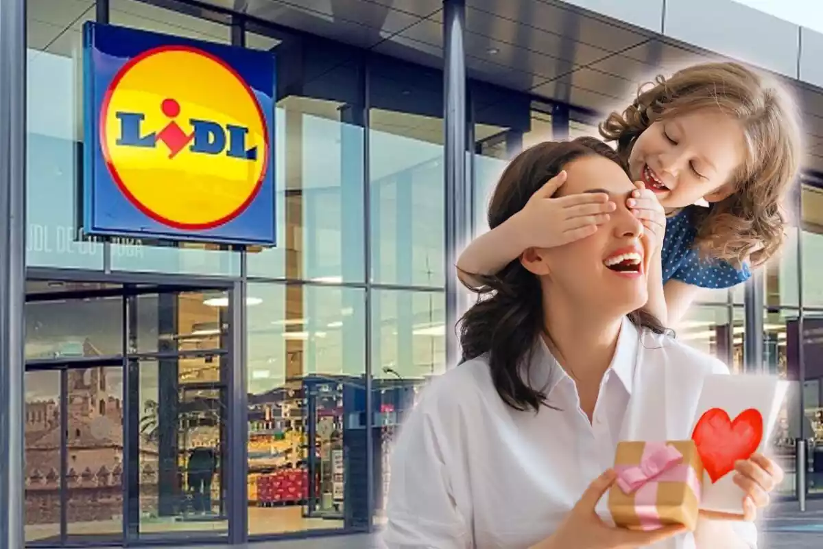 Supermercado Lidl y regalo de una hija a su madre por el Día de la Madre